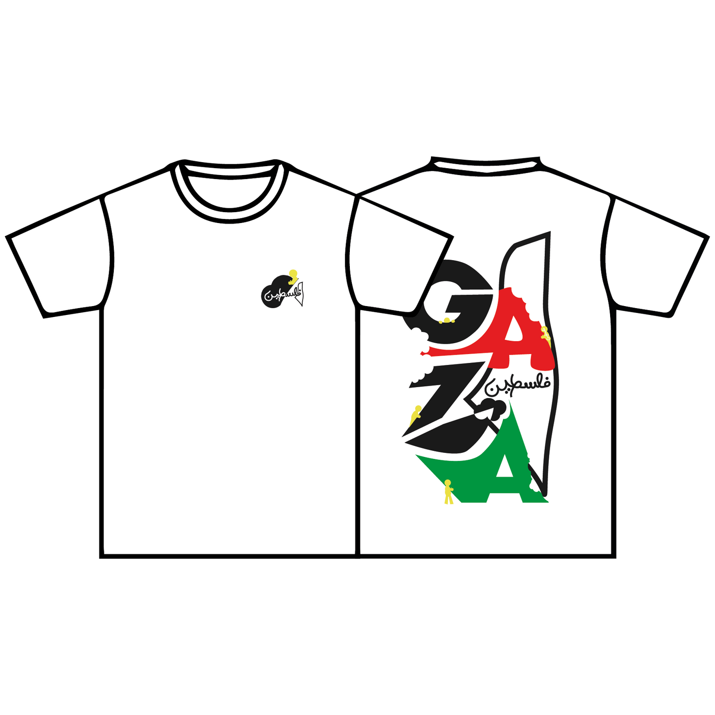 T-SHIRT BLANC POD By @borntorime