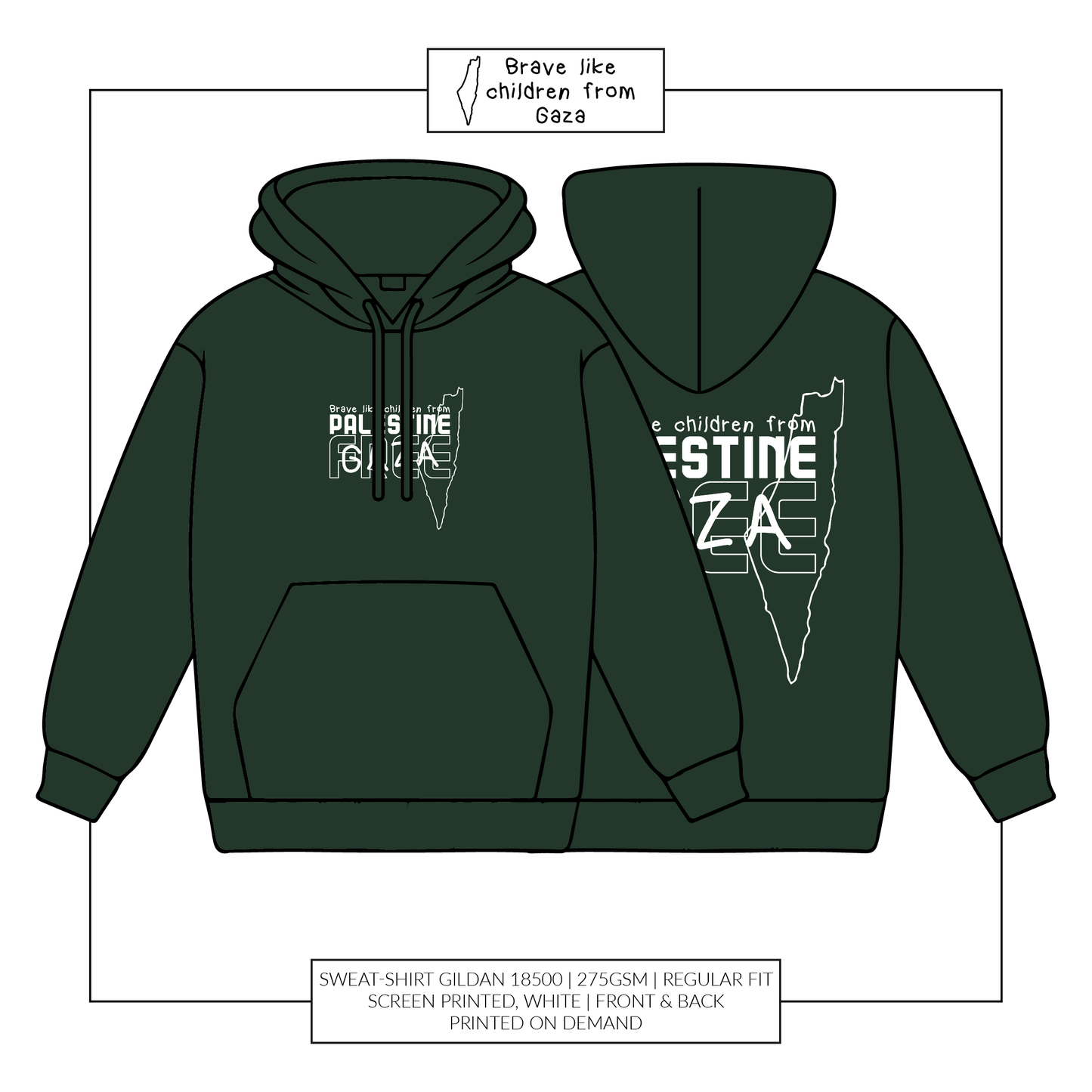 SWEAT-SHIRT FREE GAZA